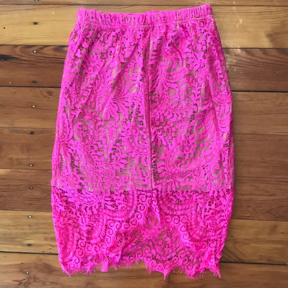 Boohoo lace midi skirt US 2 BNWOT - Picture 3 of 3